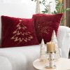 264248 4 vianocna obliecka na vankus 120f 45x45cm bordova