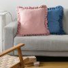269657 3 obliecka na vankus muslin1 45x45cm pudrova
