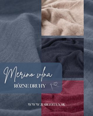 V našej kolekcii merino vlny nájdete kvalitné prírodné látky vhodné na šitie pohodlného a hrejivého oblečenia.🧵🪡 Ponúkame...