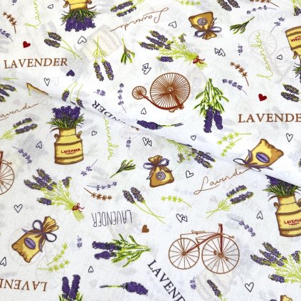 231122 5 bavlna vzorovana levandula
