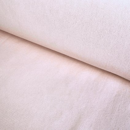 Kuschelsweat Washed 400g - Rosa Puder