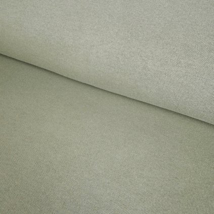 Sweatstoff Knoten Bio Baumwolle Washed 375g - Grün - Khaki Hell