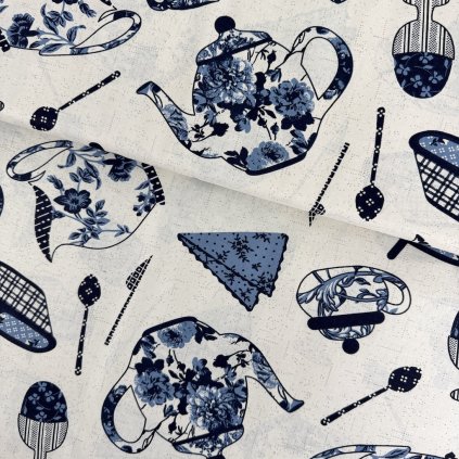 233363 3 bavlna vzorovana ranajky s cajom