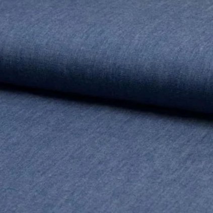 233903 satovka chambray modra denim