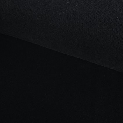 272477 teplakovina pocesana 100 bavlna 400g cierna