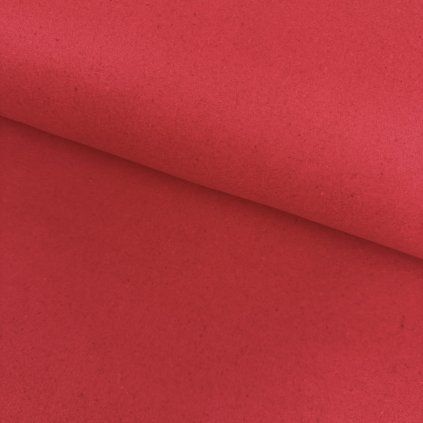278598 3 kabatovina flaus wool cervena