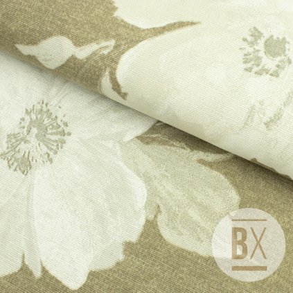 5493 4 spanielska loneta white poppy flowers
