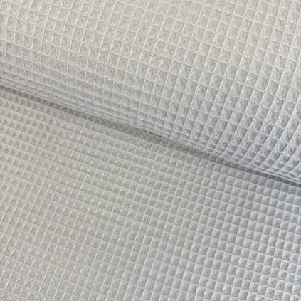 678 8 bavlna vafla organic siva svetla