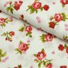 158168 4 bavlna vzorovana ruza romantic cervena na bielom podklade