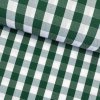 Gewebter Teflon-Tischdeckenstoff – Karo Grün