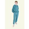 173495 teplakovina pocesana jogging 280g modra tyrkysova