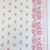 233207 5 bavlna ludovy vzor bordura ruza biela