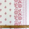 233207 4 bavlna ludovy vzor bordura ruza biela