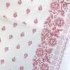 233207 6 bavlna ludovy vzor bordura ruza biela