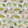 271050 5 bavlna digital paprade zeleno hnede