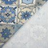 273209 3 bavlna sarah digital 200g kvety patchwork modra