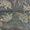 273380 1 gobelin premium lurex zlate listy na tmavo zelenom