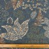 273380 3 gobelin premium lurex zlate listy na tmavo zelenom
