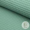 693 4 bavlna vafla organic zelena petrolejova