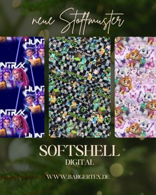 Entdecken Sie unsere neuen Softshell-Digital-Designs.✨ Ein moderner Funktionsstoff, der Weichheit, Strapazierfähigkeit und...
