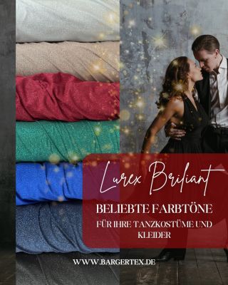 Strahlen Sie mit jeder Bewegung! ✨ Der Lurex-Briliant-Jersey in den beliebtesten Farbtönen ist ideal für Tanzkostüme,...