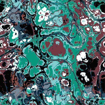 159447 2 teplakovina digital oil print zelena