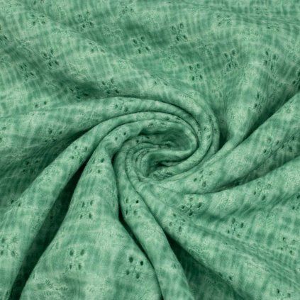 Muszlin Madeira Batika - Zöld