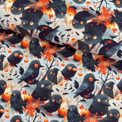 Digital pamut - Hollók Halloween