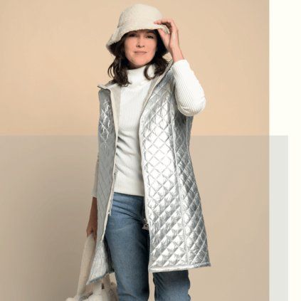 Steppelt széldzseki Galactic - Ezüstszínű