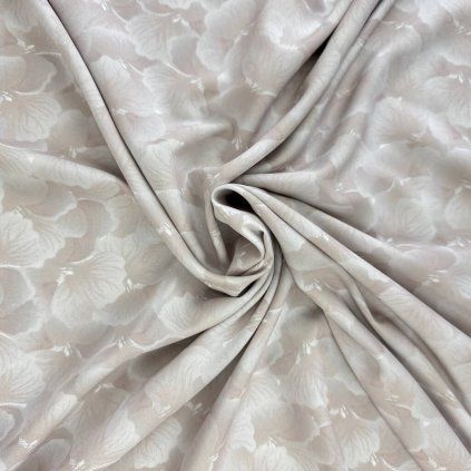 Ruhaanyag Silky - Virágok bézs