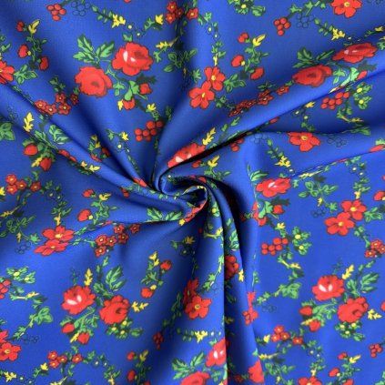 Tibeti népi minta MK - Kék