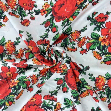 Tibeti népi minta VK - Fehér