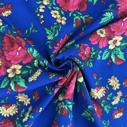 Tibeti népi minta VK - Kék