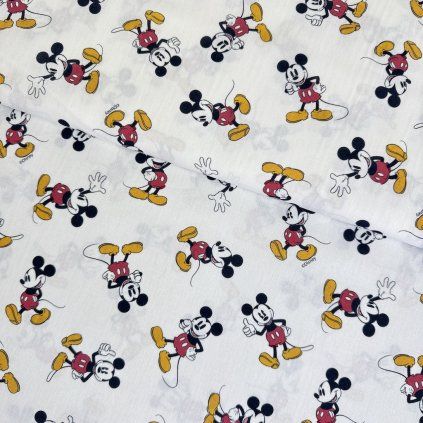 207938 3 bavlna digital mickey s licenciou