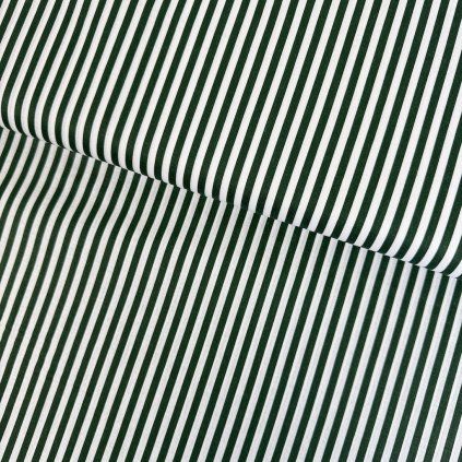 Pamut mintás - Csíkok 0,5 cm - Zöld