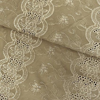 Csipke Artex - Zöld aranyszínű