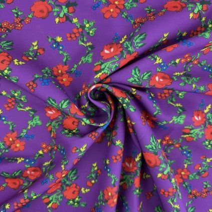 Tibeti népi minta MK - Lila