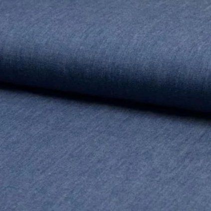 Chambray ruhaanyag - Kék denim