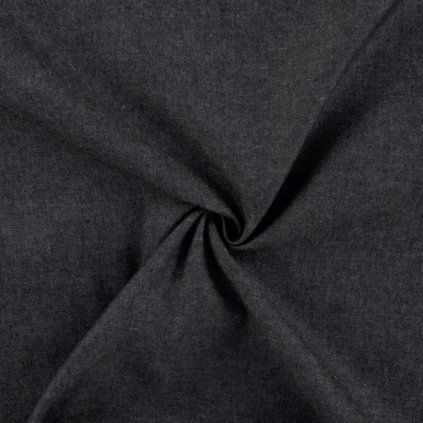 Chambray ruhaanyag - Kék denim sötét