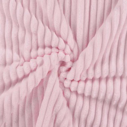 Minky csíkos - Rózsaszín baba