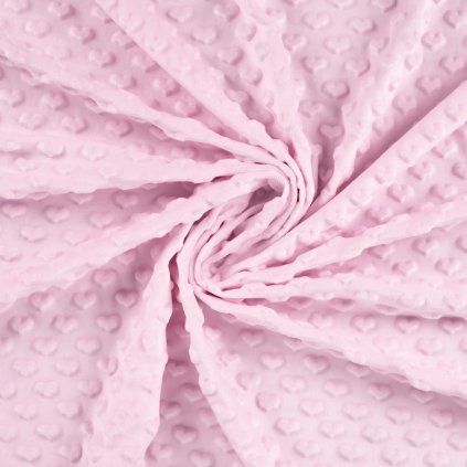 Minky szívek - Rózsaszín baba