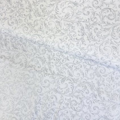 Pamut karácsony - Gallyak ezüstszínű