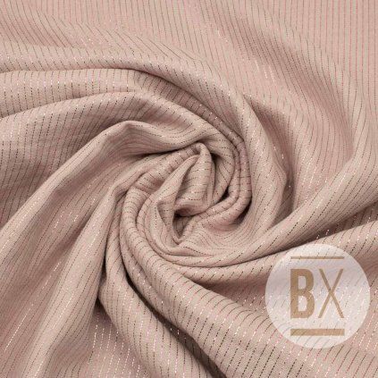 Muszlin LUREX - Mályva Világos