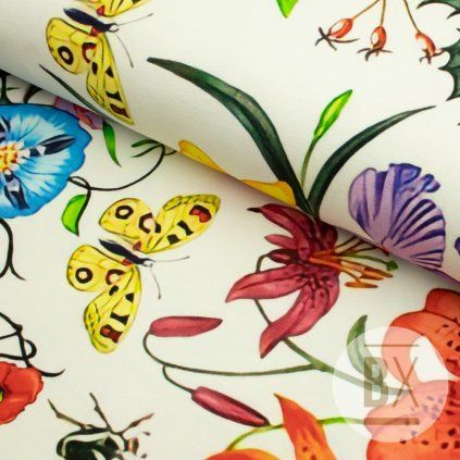 Digital melegítőanyag - réti virágok