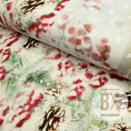 Digital melegítőanyag - Szarvas panel karácsony