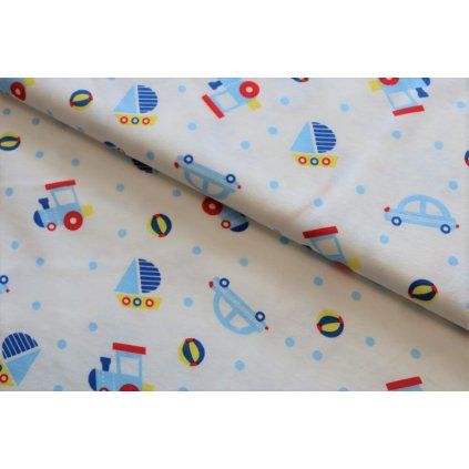 Jerseyanyag pamut spandex - Autók