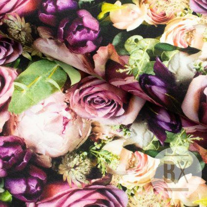 Digital jerseyanyag - Rózsa