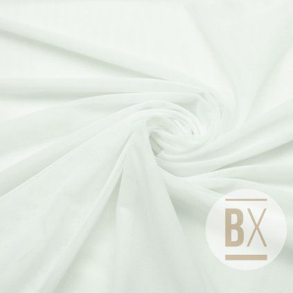 Elasztikus tüll - Fehér