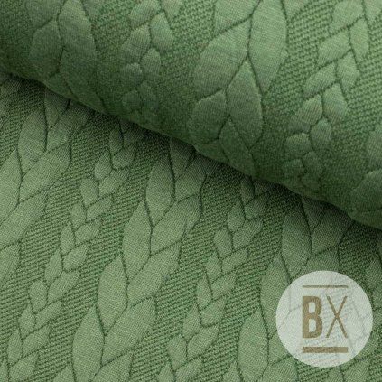 7209 4 uplet 3d vrkociky zelena khaki