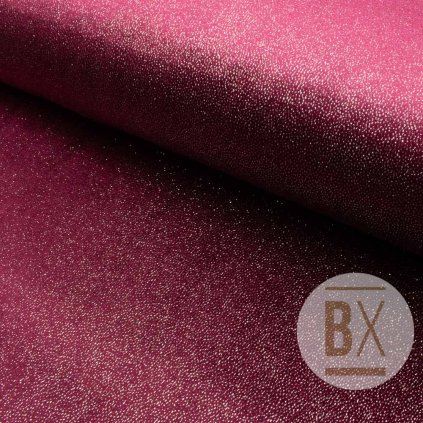 Velúr Bársony Glitter - bordó bordó